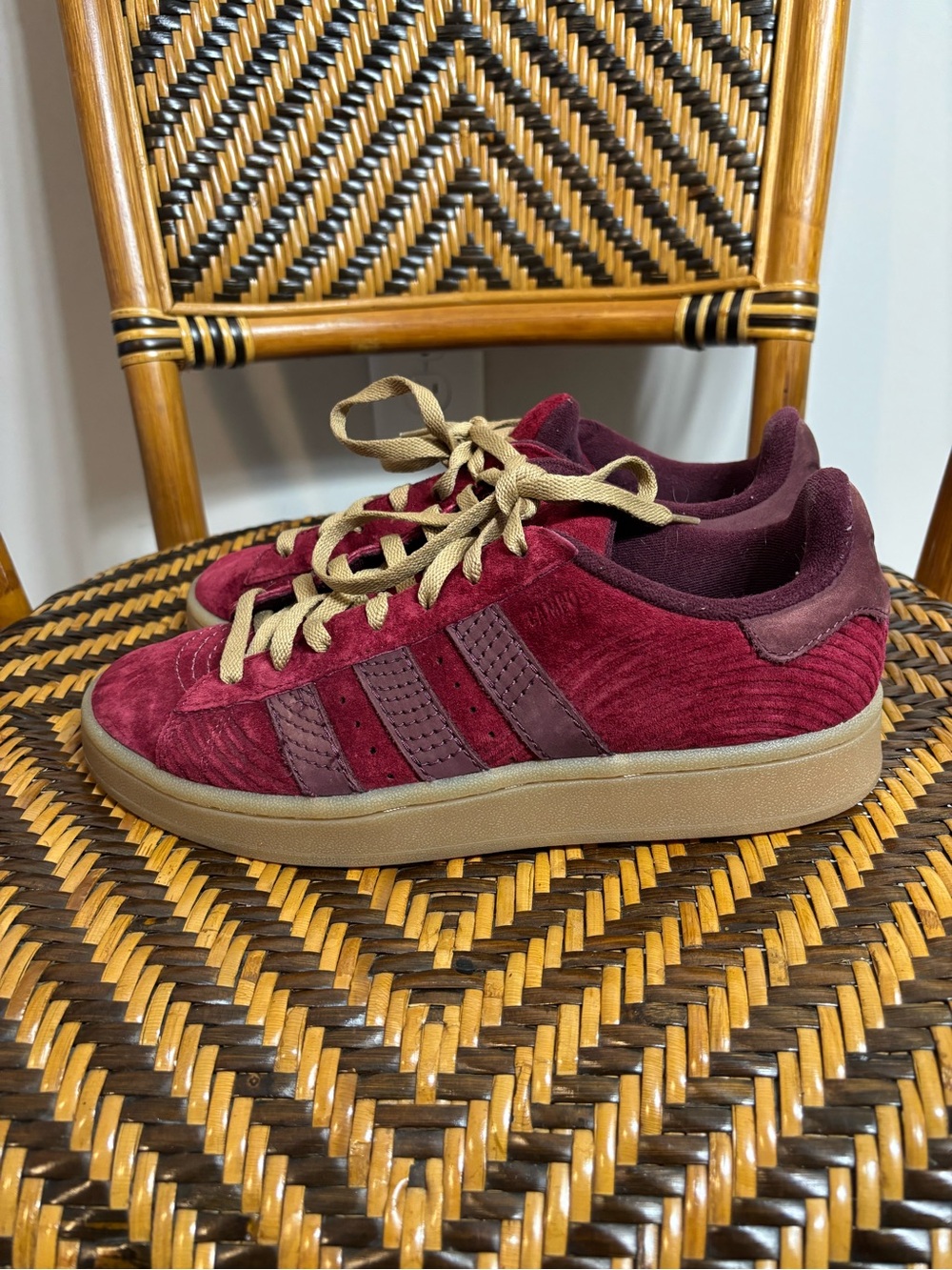 Adidas Campus 00s Collegiate Burgundy Gum Men’s 8